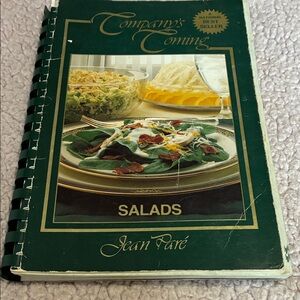 Salads Cookbook by Jean Paré - Dark Green Cover
